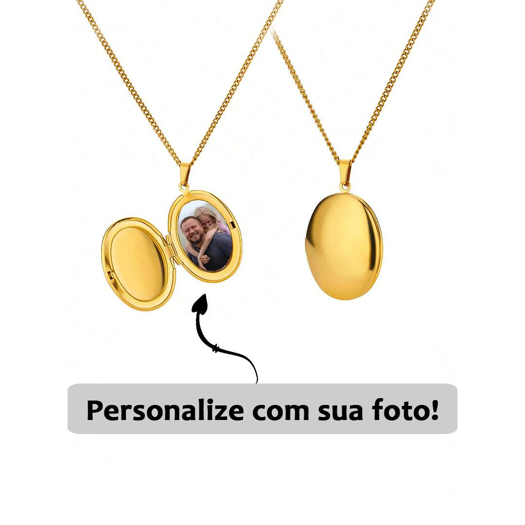 Medallón EXCLUSIVO ovalado clásico con foto personalizada