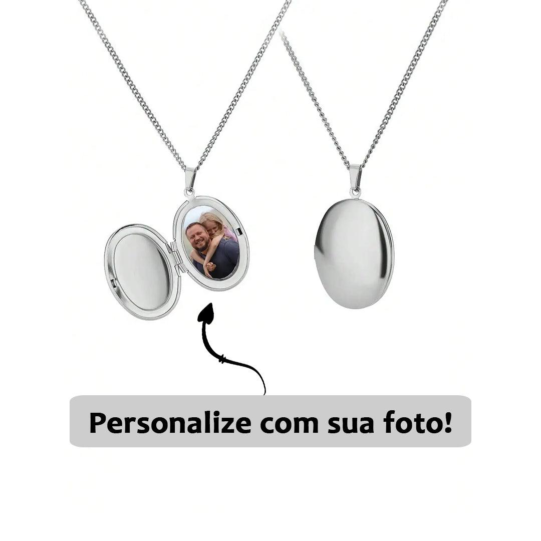 Medallón EXCLUSIVO ovalado clásico con foto personalizada