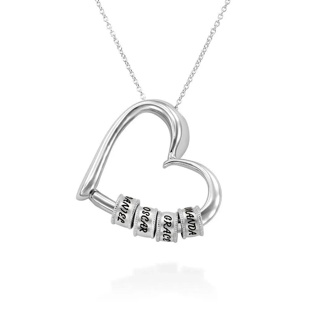 Collar EXCLUSIVO de corazón personalizado con nombres