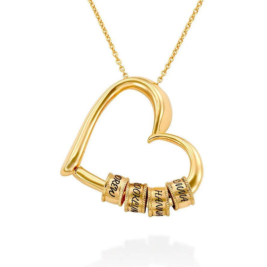 Collar EXCLUSIVO de corazón personalizado con nombres