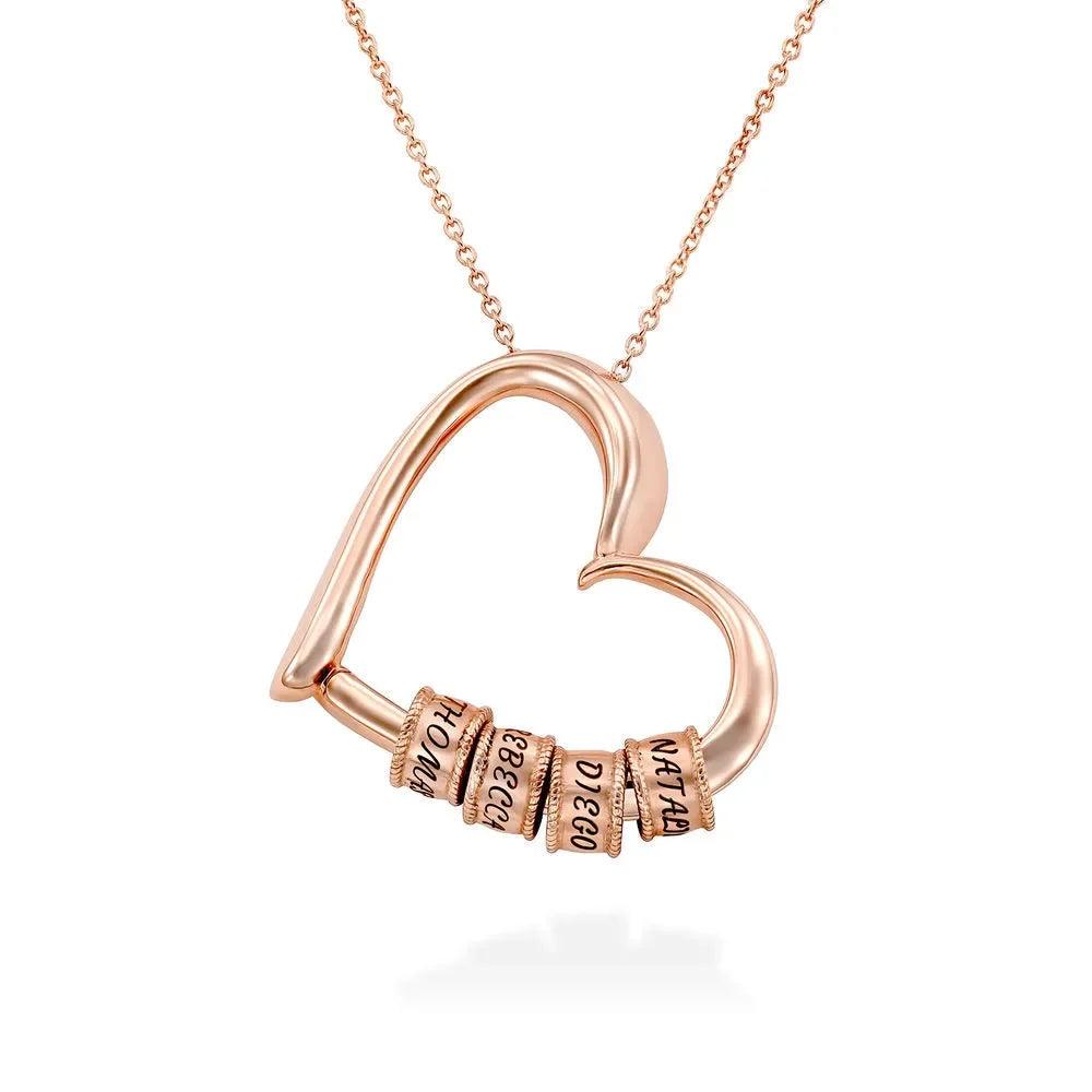 Collar EXCLUSIVO de corazón personalizado con nombres