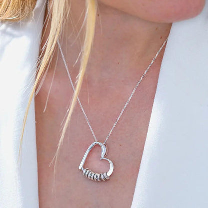 Collar EXCLUSIVO de corazón personalizado con nombres